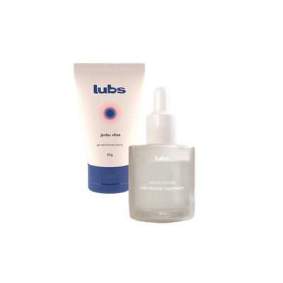 Kit vibra e hidrata Lubs + embalagem de presente Cleantella